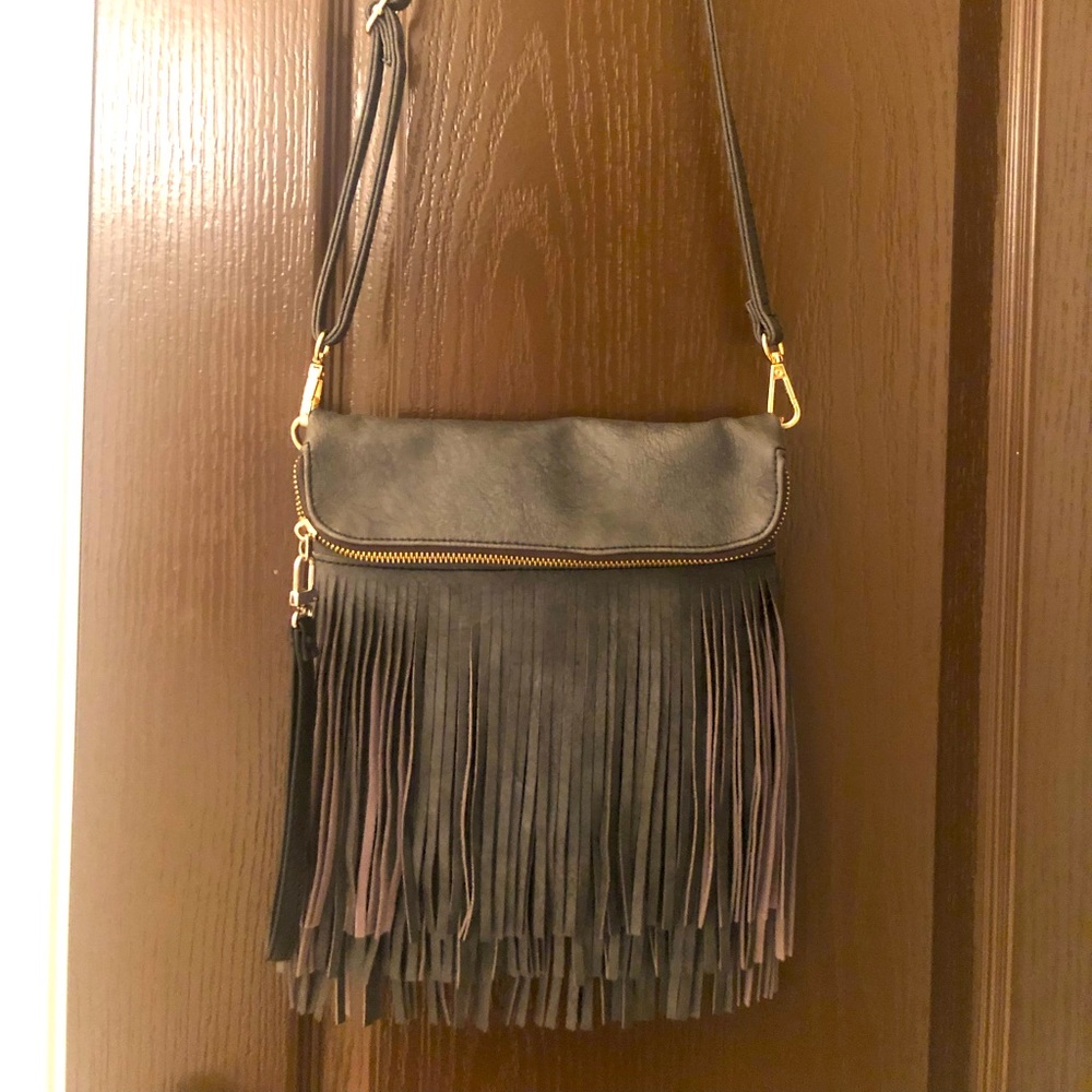 Fringe side bag